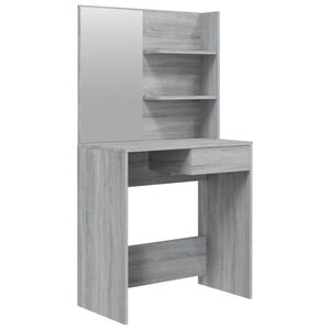 vidaXL Peilip&ouml;yt&auml; harmaa Sonoma 74,5x40x141 cm