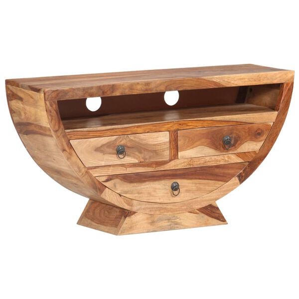 vidaXL TV-taso 100x30x52 cm täysi akaasiapuu