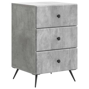 vidaXL Y&ouml;p&ouml;yt&auml;kaappi Betoninharmaa 43 x 41 x 66,5 cm Tekninen puu