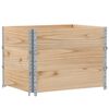 vidaXL Kuormalavan reunukset 3 kpl 80x60 cm t&auml;ysi m&auml;nty