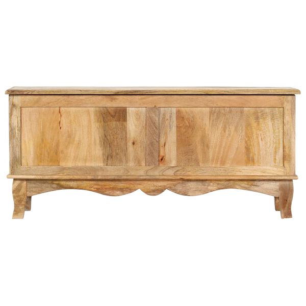 vidaXL S&auml;ilytyslaatikko 100x38x45 cm t&auml;ysi mangopuu