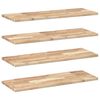 vidaXL Kelluvat hyllyt 4 kpl 100x30x2 cm k&auml;sittelem&auml;t&ouml;n massiivipuu akaasia
