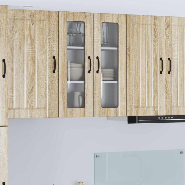 vidaXL Keitti&ouml;kaappi Sonoman tammi 60 x 31 x 80 cm Tekninen puu