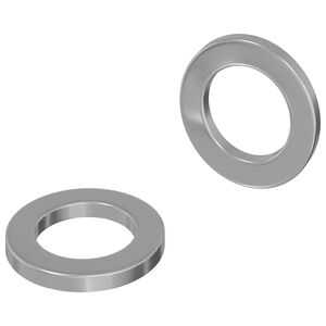 vidaXL Mutterit 2 kpl Hopea 10 x 10 x 1,2 mm Ter&auml;s