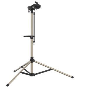 vidaXL Py&ouml;r&auml;nkorjausteline taittuva s&auml;&auml;dett&auml;v&auml; 120-165 cm alumiini