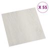 vidaXL Lattialankut 55 pcs Beige 5,11 m&sup2; Polyvinyylikloridi