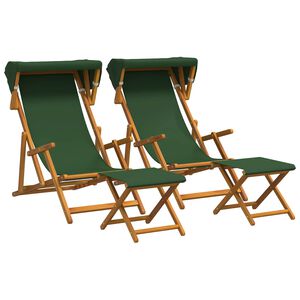 vidaXL Laituri 4 pcs 3 Sijainti Tihe&auml; Eukalyptuspuu Vihre&auml;