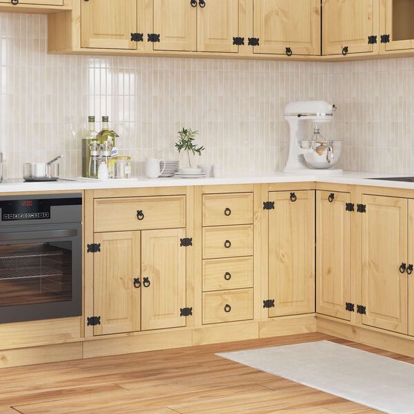 vidaXL Kaappi Hunaja 40 x 46 x 81,5 cm Massiivinen mänty