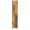 vidaXL Korkea kaappi 2 pcs Vanha puu Tekninen puu
