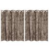 vidaXL Samettiverhot 2 kpl Cappuccino 140 x 140 cm Sametti