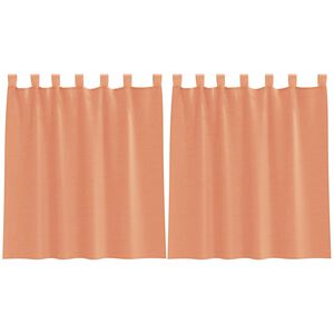 vidaXL Voile-verhot lenkeill&auml; 2 kpl terrakotta 140x140 cm