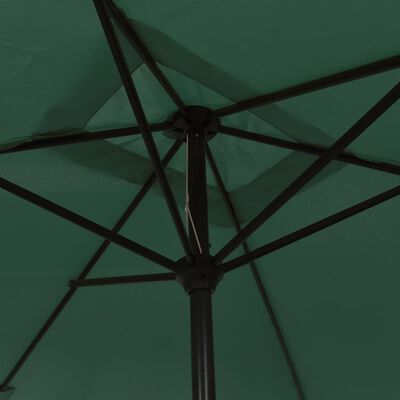 vidaXL Päivänvarjo suorakaide 200 x 300 cm vihreä