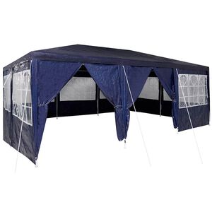 vidaXL Juhlateltta 600 x 400 x 266 cm Sininen Polyeteeni