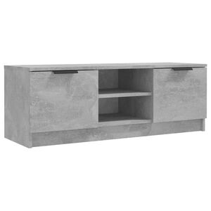 vidaXL TV-taso betoninharmaa 102x35x36,5 cm tekninen puu