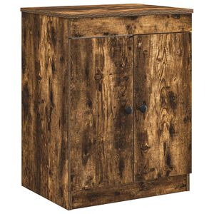 vidaXL Kylpyhuonekaappi Savutammi 54 x 41 x 70 cm Tekninen puu