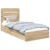 vidaXL S&auml;ilytyss&auml;nky p&auml;&auml;tyll&auml; Sonoman tammi 70 x 190 cm Tekninen puu