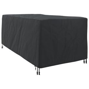 vidaXL Loungepeite Yksiv&auml;rinen Musta 74 x 210 x 40 cm kangas
