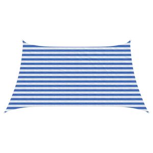 vidaXL Aurinkovarjolaudat Sininen ja valkoinen 3 / 4 x 2 m HDPE