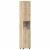 vidaXL Kylpyhuoneen kaappisetti TULUM Sonoman tammi 37 x 31,5 x 203 cm