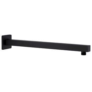 vidaXL Suihkun tukivarsi 201 ruostumaton ter&auml;s musta 40 cm