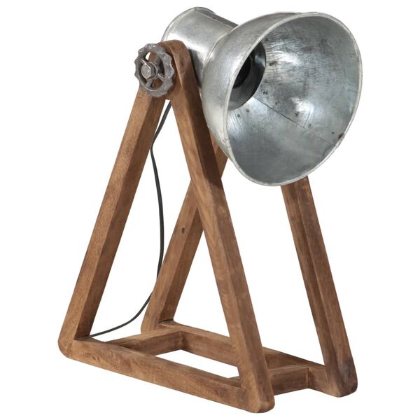 vidaXL P&ouml;yt&auml;valaisin 25 W vintage hopea 30x17x40 cm E27