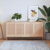 vidaXL Kaapin ovet s&auml;leikk&ouml;muotoilu 4 kpl 61,5x39,4 cm t&auml;ysi m&auml;nty