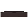 vidaXL S&auml;ngynrunko 2 vetolaatikkoa tummanruskea 100x200 cm t&auml;ysi m&auml;nty