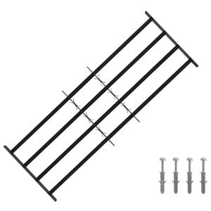 vidaXL Turvaverkko ikkunoille, jossa on 4 poikkipalkkia 3 pcs
