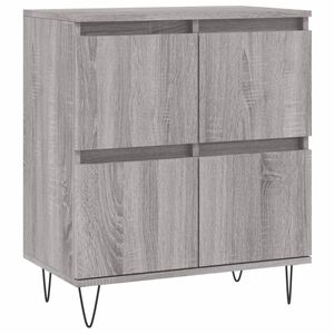 vidaXL Senkki harmaa Sonoma 60x35x70 cm tekninen puu