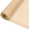 vidaXL N&auml;k&ouml;suoja beige 1x25 m HDPE 75 g/m&sup2;
