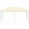 vidaXL Kokoontaitettava juhlateltta pop-up 3x6 m kerma