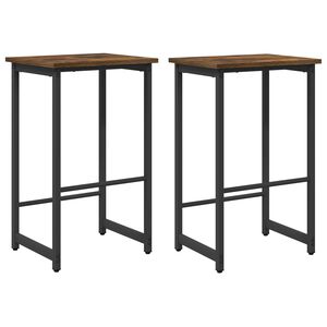 vidaXL Baarijakkara 2 kpl Savutammi 40 x 32 x 64 cm Tekninen puu