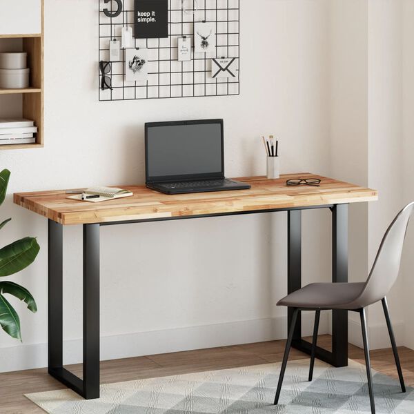 vidaXL P&ouml;yt&auml;levy suorakaide 140x60x4 cm t&auml;ysi akasiapuu