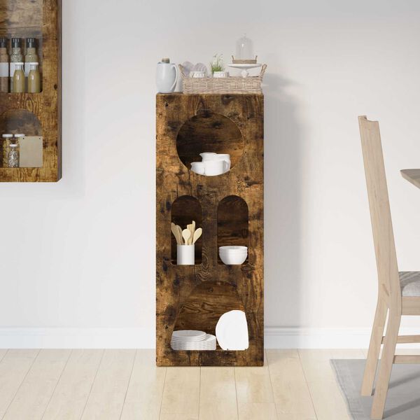 vidaXL Sivup&ouml;yt&auml; Savup&auml;hkin&auml; 40 x 35 x 100.5 cm Tekninen puu