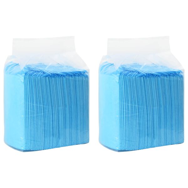 vidaXL Lemmikkikoulutuspadi 100 pcs Sininen ja valkoinen 120 x 80 cm