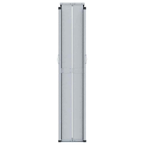 vidaXL Sisäänvedettävä sivumarkiisi musta 180x1200 cm