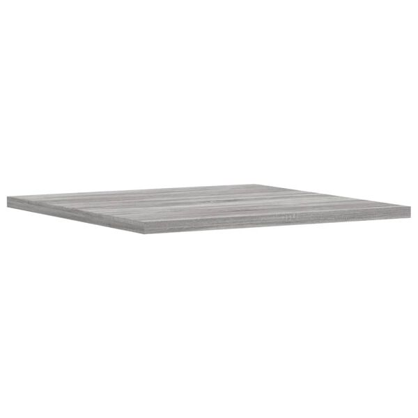 vidaXL Sein&auml;hyllyt 4 kpl harmaa Sonoma 40x40x1,5 cm tekninen puu