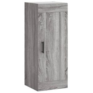 vidaXL Sein&auml;kiinnitett&auml;v&auml; kaappi harm Sonoma 34,5x34x90cm tekninen puu