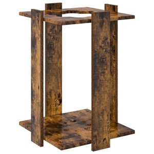 vidaXL Biljardikeppiteline Tekninen puu 42 x 43 x 60 cm Savutammi