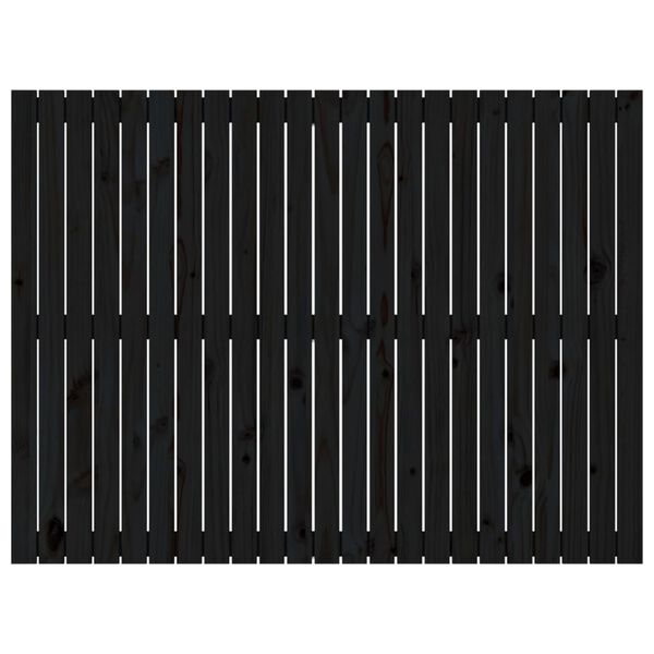 vidaXL S&auml;ngynp&auml;&auml;ty sein&auml;lle musta 146,5x3x110 cm t&auml;ysi m&auml;nty