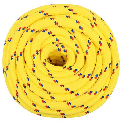 vidaXL Veneköysi keltainen 18 mm 50 m polypropeeni