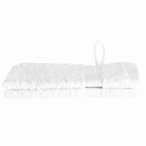 vidaXL Vieraiden pyyhe SOLUND 2 pcs Valkoinen 15 x 21 cm 550 gsm