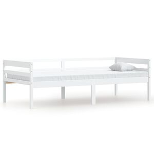 vidaXL S&auml;ngynrunko t&auml;ysi m&auml;nty valkoinen 90x200 cm