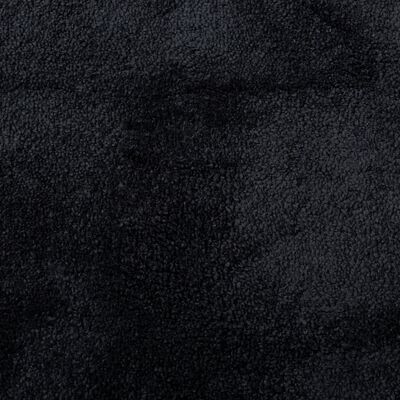 vidaXL Matto OVIEDO lyhytnukkainen musta 120x120 cm