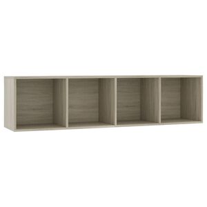 vidaXL Kirjahylly/TV-taso Sonoma-tammi 143x30x36 cm