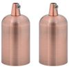 vidaXL Lampuntelineet 2 kpl Red Bronze E27