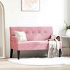 vidaXL Chesterfield Penkki Pinkki 112 x 65.5 x 75 cm Sametti