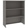 vidaXL Yl&auml;kaappi HAMAR vaaleanharmaa 85x35x100 cm t&auml;ysi m&auml;nty