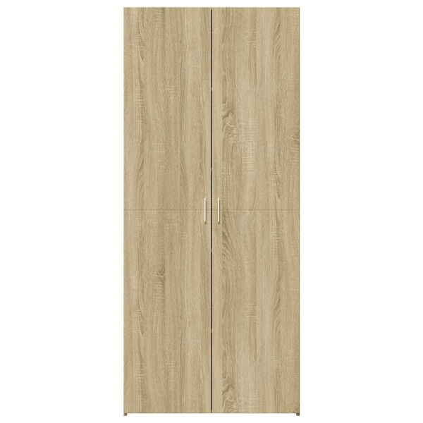 vidaXL Kaappi Sonoma-tammi 70x42,5x185 cm tekninen puu