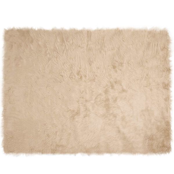 vidaXL Keinotekoista Lammasnahkaa Matto Tafalla Beige 240 x 340 cm